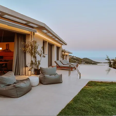וילה Luxury Theros With Private Pools *